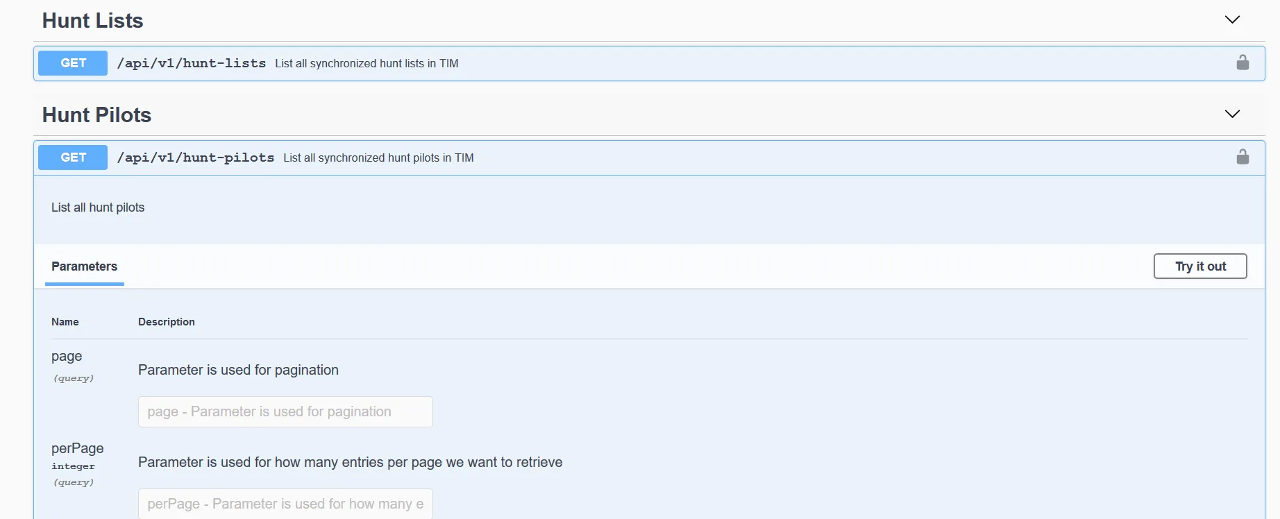 TIM8 REST API: Swagger-dokumentierte Schnittstelle zur Cisco UC Welt
